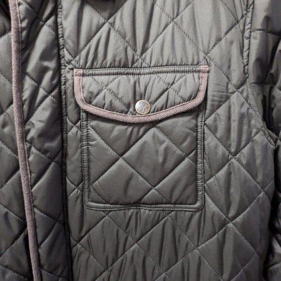 HART SCHAFFNER MARX Classic Fit Quilted Jacket w/ Suede Accents Size XL - Picture 5 of 12